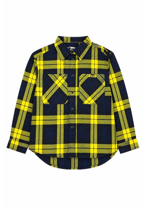 Camicia a quadri MSGM KIDS | F6MSJGSI098MS032